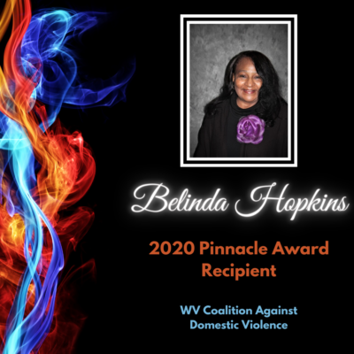 Belinda Hopkins, 2020 Pinnacle Award Recipient, WV Coalition Against Domestic Violence