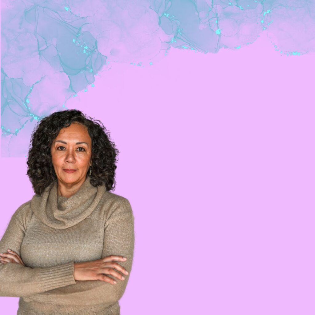 Background graphic of an older woman with her arms crossed in front of her, and the attitude of someone who is not surprised to hear bad news.